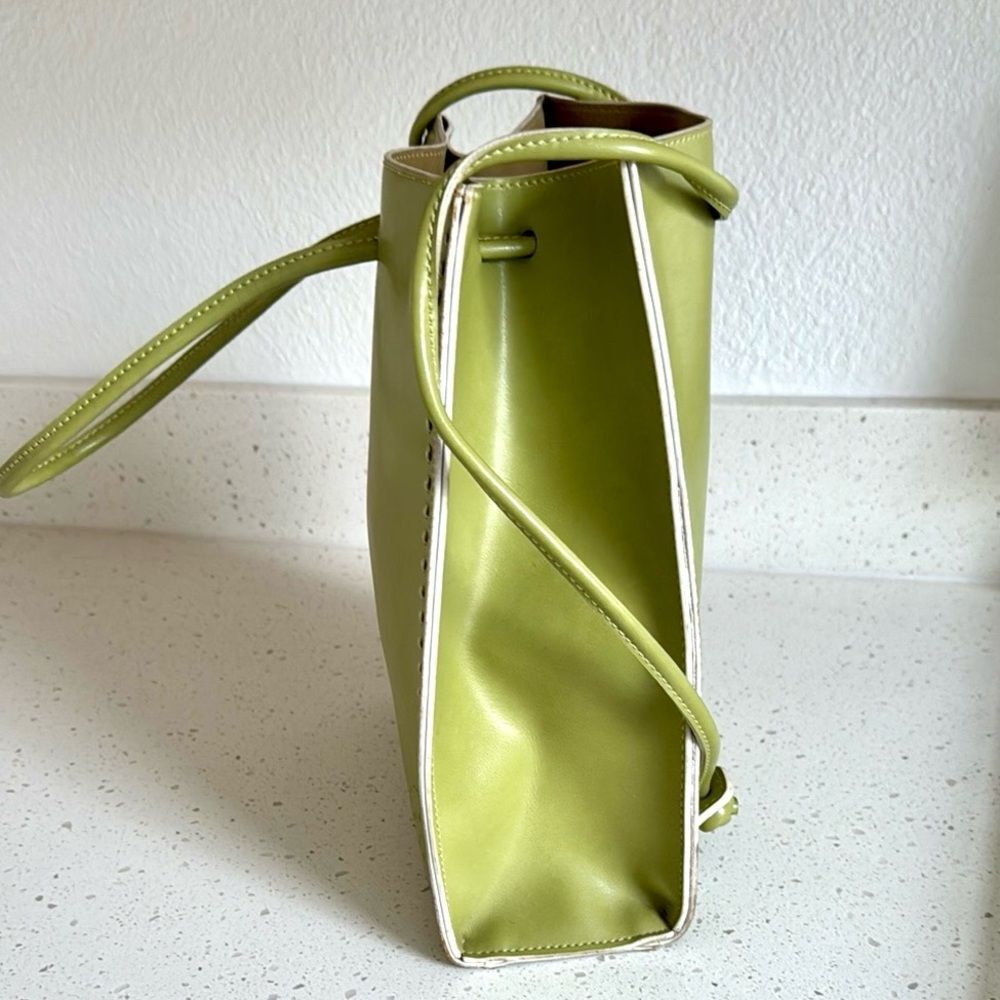 Vintage Olive Green Tote Bag - Picture 11 of 13